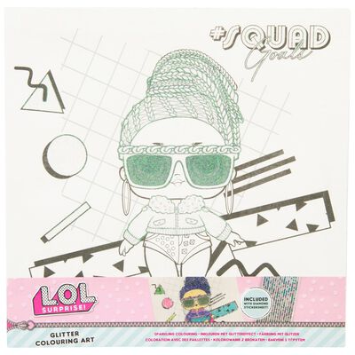 LOL Surprise Glitter Colouring Art From 0.50 GBP | The Works