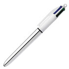 Bic Shine 4 Colours Ballpoint Pen: Silver image number 1