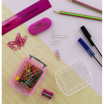 Really Useful Small Plastic Coloured Storage Boxes - Pack of 4 image number 3