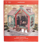 Make Your Own Wooden Festive House image number 1