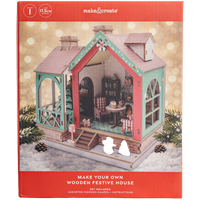 Make Your Own Wooden Festive House