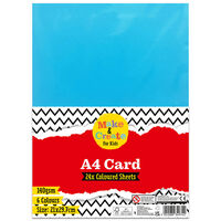 A4 Coloured Card: Pack of 24