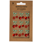 Cherry Gemstone Stickers: Pack of 9 image number 3