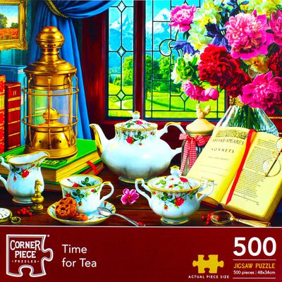 Time for Tea 500 Piece Jigsaw Puzzle image number 1