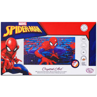 Spiderman Crystal Art Canvas Kit image number 1