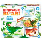 Dino Roar Puzzle 4 in 1 Puzzle Set image number 1