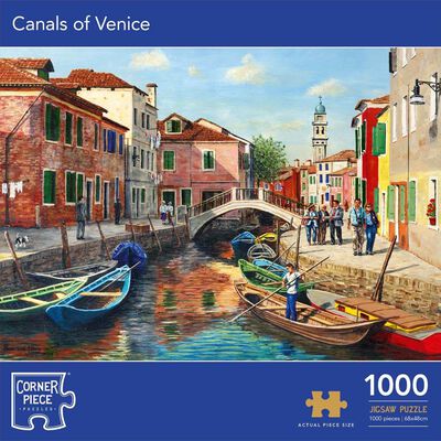 Canals of Venice 1000 Piece Jigsaw Puzzle image number 1