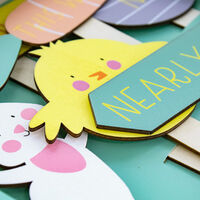 Wooden Easter Egg Hunt Signs: Pack of 6