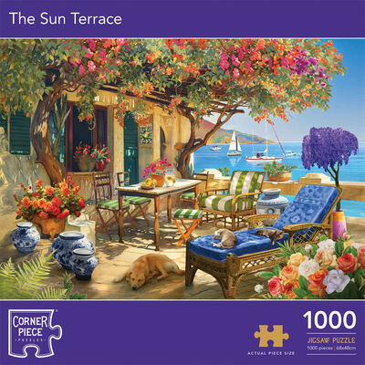 Sun Terrace 1000 Piece Jigsaw Puzzle image number 1