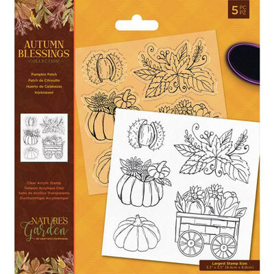 Nature’s Garden Autumn Blessings Acrylic Stamp Set: Pumpkin Patch image number 1