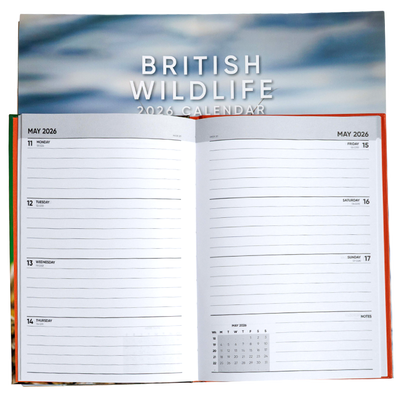 British Wildlife 2026 Calendar & Diary Set image number 2