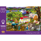 Camping at the Lake 1000 Piece Jigsaw Puzzle image number 1
