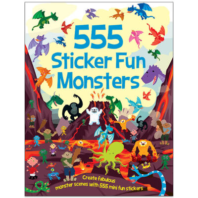 555 Sticker Fun: Monsters image number 1