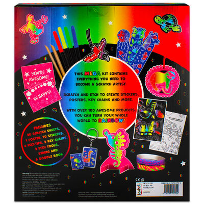 Mega Scratch Art Fun Set image number 4