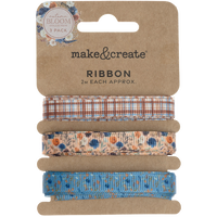 Autumn Bloom Ribbons: Pack of 3