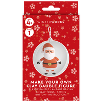Make Your Own Clay Bauble Figure