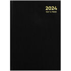 A6 2024 Hardcase Day a Page Diary: Black image number 1