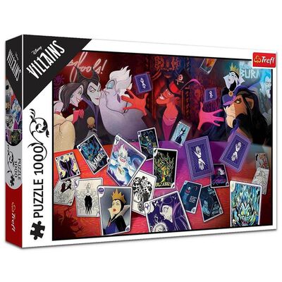 Disney Villains 1000 Piece and The Best Disney Themes 1000 Piece Jigsaw Puzzles with Portapuzzle Standard Jigsaw Accessory Bundle image number 3