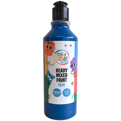 Ready Mixed Blue Paint: 300ml image number 1
