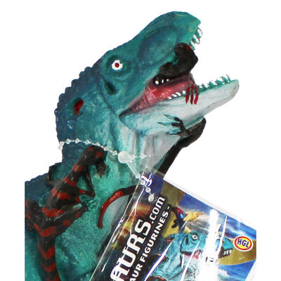 Turquoise Tyrannosaurus Rex Dinosaur Figurine image number 2
