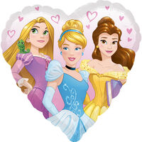 18 Inch Disney Princess Heart Helium Balloon