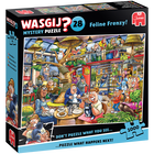 Wasgij Mystery 28 Feline Frenzy! 1000 Piece Jigsaw Puzzle image number 1