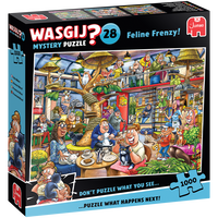 Wasgij Mystery 28 Feline Frenzy! 1000 Piece Jigsaw Puzzle