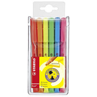 STABILO Flash Highlighters: Pack of 6