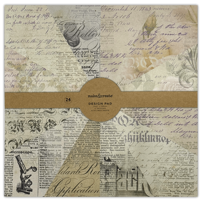 Vintage Design Pad: 12 x 12 Inches image number 1