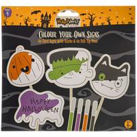 Colour Your Own Signs: Pack of 4