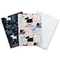 Stay Paw-sitive! Notecards