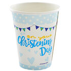 Blue Christening Day Paper Cups - 8 Pack image number 1