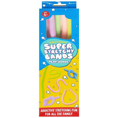 Super Stretchy Bands Fidget Toy: Pack of 6 image number 2