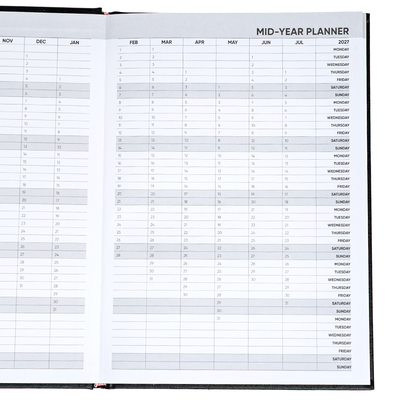 A5 Mid-Year 26-27 Diary: Black image number 3