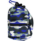 Blue Camouflage Mini Backpack image number 1