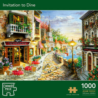 Invitation To Dine 1000 Piece Jigsaw Puzzle with Puzzle Role image number 2