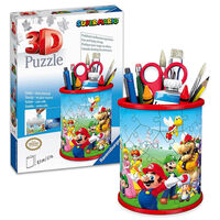 Super Mario Pencil Holder 3D 54 Piece Jigsaw Puzzle