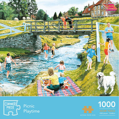 Picnic Playtime 1000 Piece Jigsaw Puzzle image number 1