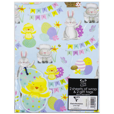 Easter Wrap and Tags Set image number 1