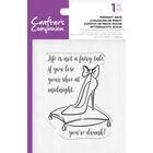 Crafters Companion Clear Acrylic Stamp - Midnight Shoe image number 1