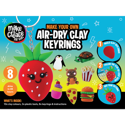 Air Drying Clay: Keyrings Kit image number 1