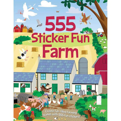 555 Sticker Fun: Farm Activity Book image number 1