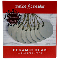 Hanging Cermaic Discs: Pack of 8