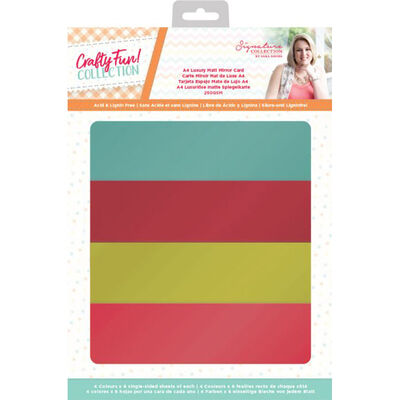 Sara Signature Crafty Fun A4 Luxury Matt Mirror Card image number 1