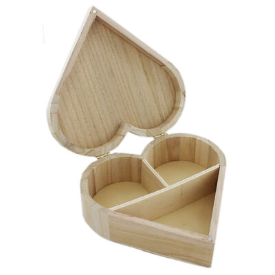Wooden Heart Box image number 2