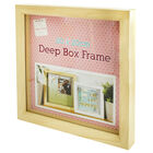 Natural Deep Box Frame - 20cm x 20cm image number 3