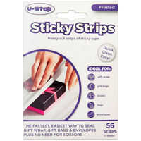 U-Wrap Frosted Sticky Strips