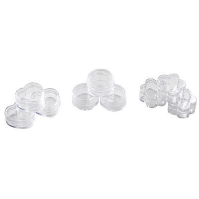 Plastic Craft Pots - 9 Pack image number 1