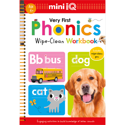 Mini iQ Very First Phonics: Wipe-Clean Workbook image number 1