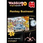 Wasgij Original 3 Monkey Business 150 Piece Jigsaw Puzzle image number 1